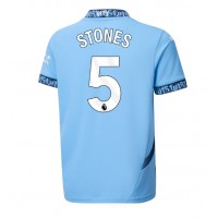 Camiseta Manchester City John Stones #5 Primera Equipación 2024-25 manga corta